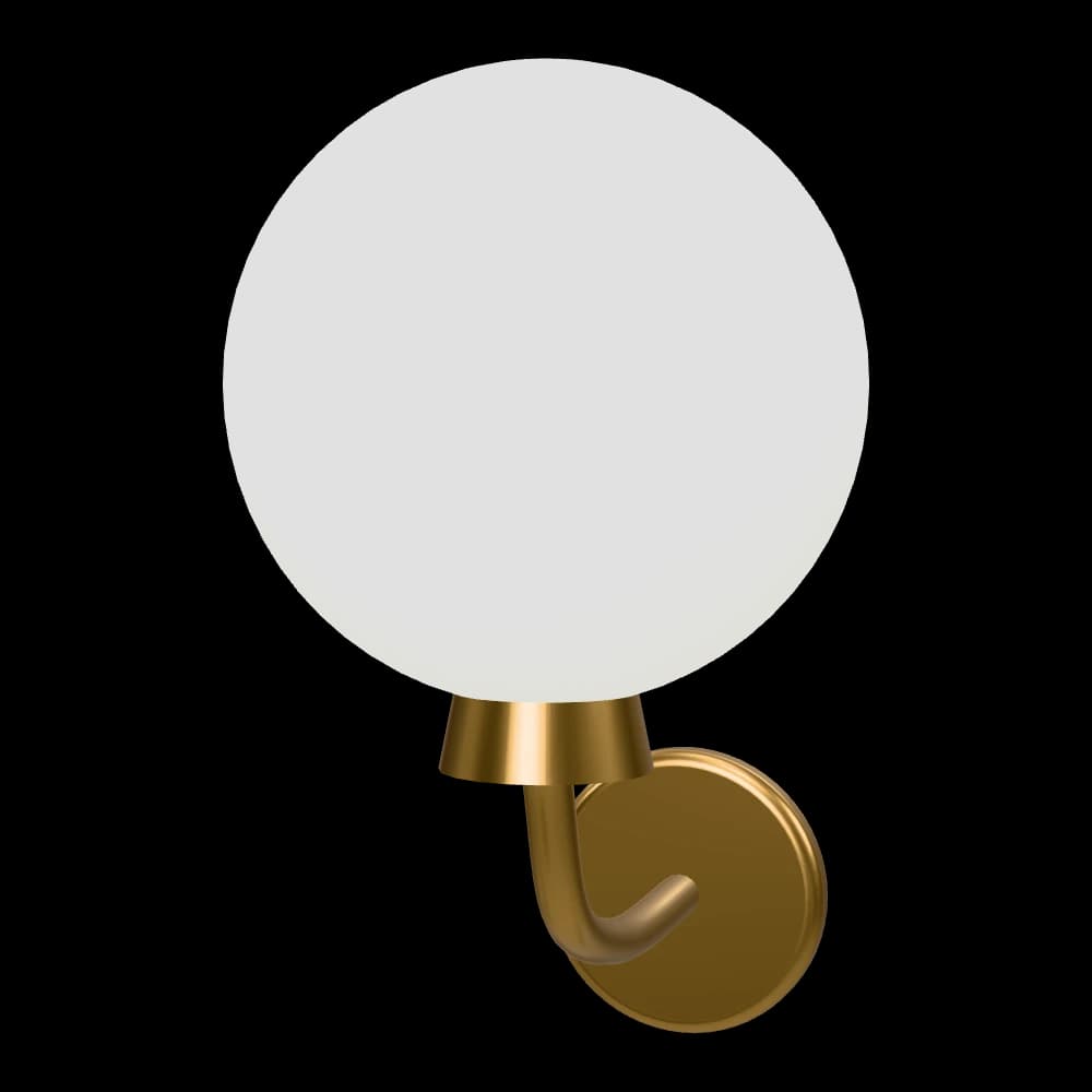 Opal Globe Wall Sconce